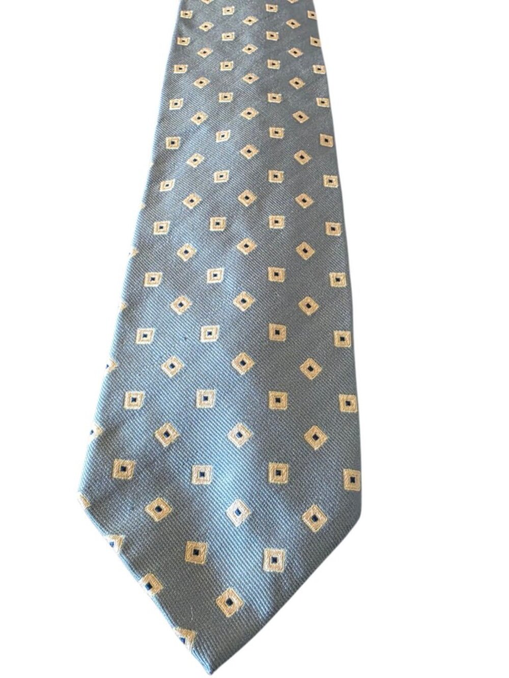 Blue Geometric Square Pattern - Picture 8 of 11